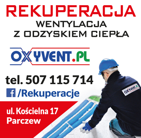 OXYVENT.PL Parczew Rekuperacja / Wentylacja z Odzyskiem Ciepła