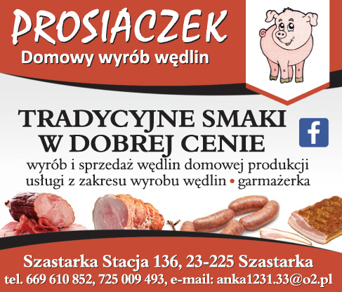 PROSIACZEK Domowy Wyrób Wędlin Szastarka