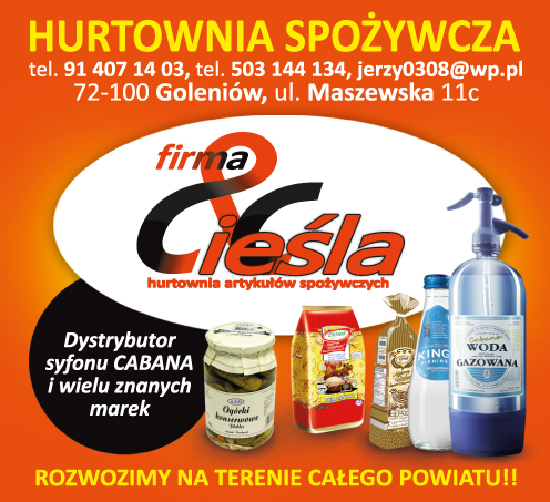 Firma C&C Cieśla Goleniów Hurtownia Artykułów Spożywczych