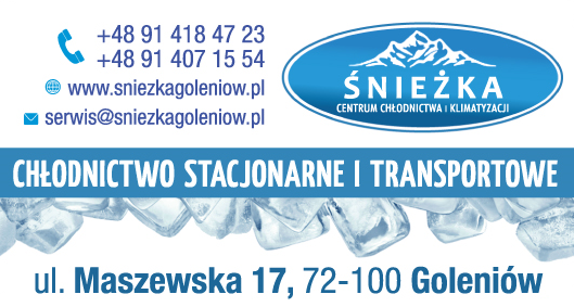 ŚNIEŻKA Centrum Chłodnictwa i Klimatyzacji Goleniów Chłodnictwo Stacjonarne i Transportowe