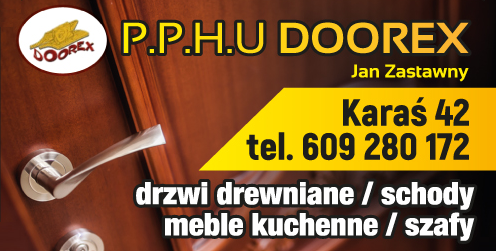 P.P.H.U. DOREX Jan Zastawny Karaś Drzwi Drewniane / Schody / Meble Kuchenne / Szafy
