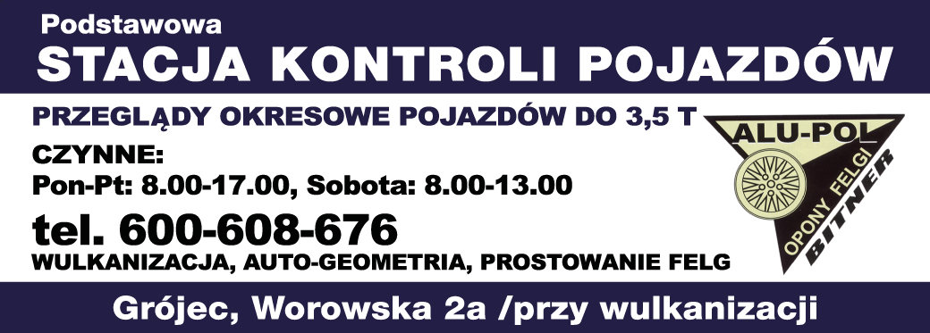 ALU-POL Artur Bitner Grójec Podstawowa Stacja Kontroli Pojazdów / Wulkanizacja / Auto-Geometria
