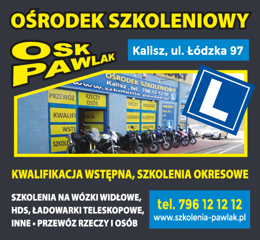 OSK PAWLAK Kalisz Ośrodek Szkoleniowy / Kwalifikacja Wstępna / Szkolenia Okresowe / Przewóz Osób