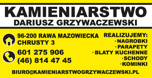 KAMIENIARSTWO Dariusz Grzywaczewski Rawa Mazowiecka