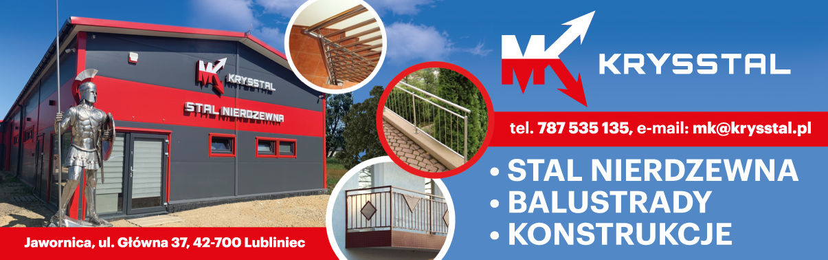 KRYSSTAL Lubliniec Stal Nierdzewna / Balustrady / Konstrukcje