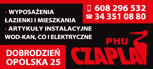 P.H.U. CZAPLA Dobrodzień Wyposażenia Łazienki i Mieszkania / Art. Instalacyjne WOD-KAN, C.O.