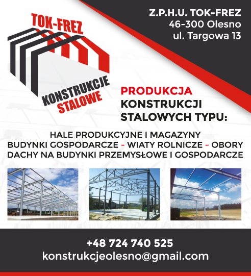 Z.P.H.U. TOK-FREZ Olesno Produkcja Konstrukcji Stalowych