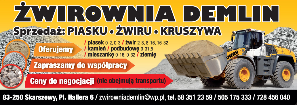 ŻWIROWNIA DEMLIN Skarszewy