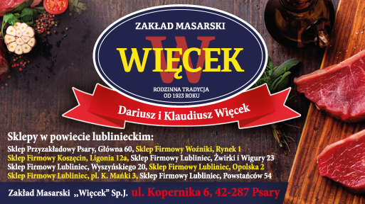Zakład Masarski "WIĘCEK" Sp. J. Dariusz i Klaudiusz Więcek Psary