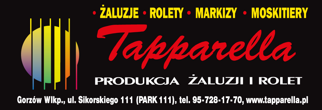 TAPPARELLA Gorzów Wielkopolski Żaluzje / Rolety / Markizy / Moskitiery