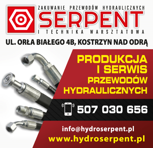 SERPENT Kostrzyn nad Odrą Produkcja i Serwis Przewodów Hydraulicznych