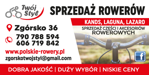 F.H.U. TWÓJ STYL Zgórsko Sprzedaż Rowerów / Sprzedaż Części i Akcesoriów Rowerowych