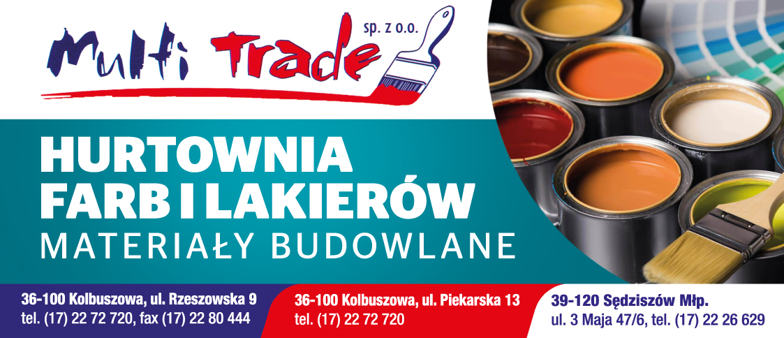 MULTI-TRADE Sp. z o.o. Kolbuszowa Hurtownia Farb i Lakierów / Materiały Budowlane
