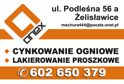 ANEX Andrzej Machura Żelisławice Cynkowanie Ogniowe / Lakierowanie Proszkowe