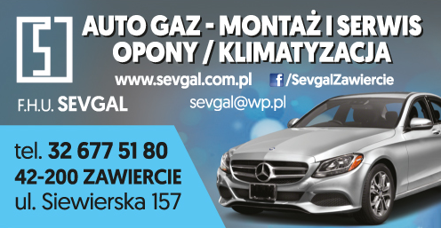 F.H.U. SEVGAL Zawiercie Auto Gaz-Montaż i Serwis / Opony / Klimatyzacja
