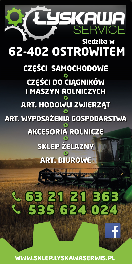ŁYSKAWA SERVICE Ostrowite Części Samochodowe / Części Do Ciągników i Maszyn Rolniczych