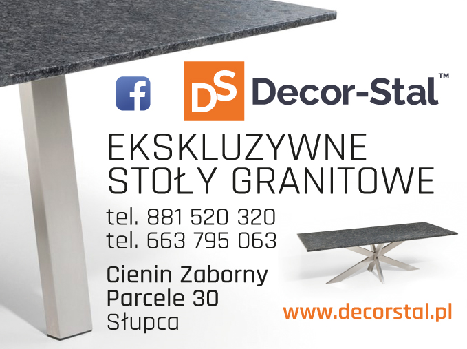 DECOR-STAL™ Słupca Ekskluzywne Stoły Granitowe