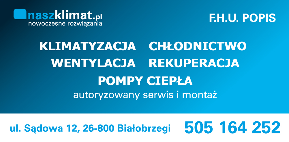 F.H.U. POPIS | naszklimat.pl Nowoczesne Rozwiązania Białobrzegi Klimatyzacja / Chłodnictwo