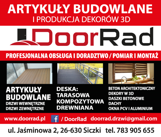 DoorRad Siczki Artykuły Budowlane i Produkcja Dekorów 3D