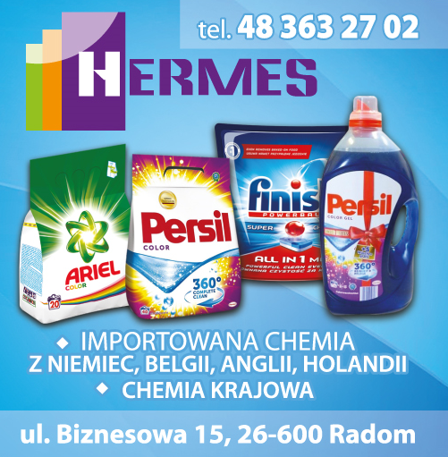 HERMES Radom Importowana Chemia z Niemiec, Belgii, Anglii, Holandii oraz Chemia Krajowa