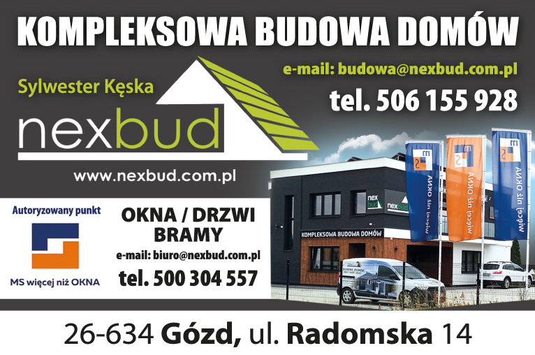 NEXBUD Sylwester Kęska Gózd Kompleksowa Budowa Domów