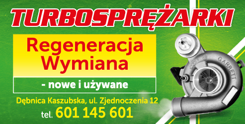 TURBOSPRĘŻARKI Dębnica Kaszubska Regeneracja / Wymiana / Nowe i Używane