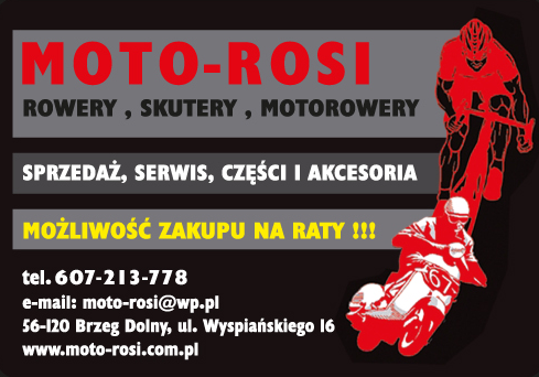 MOTO-ROSI Brzeg Dolny Rowery / Skutery / Motorowery / Sprzedaż / Serwis / Części i akcesoria 
