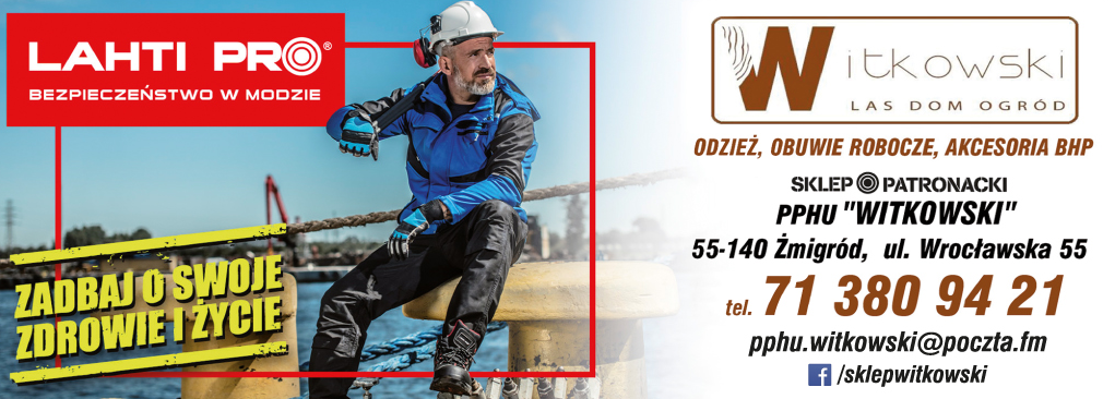 PPHU „WITKOWSKI” Żmigród Odzież / Obuwie Robocze / Akcesoria BHP 
