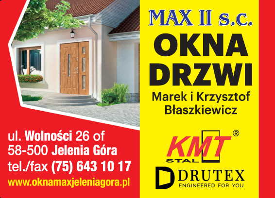 MAX II s.c. OKNA DRZWI Jelenia Góra 