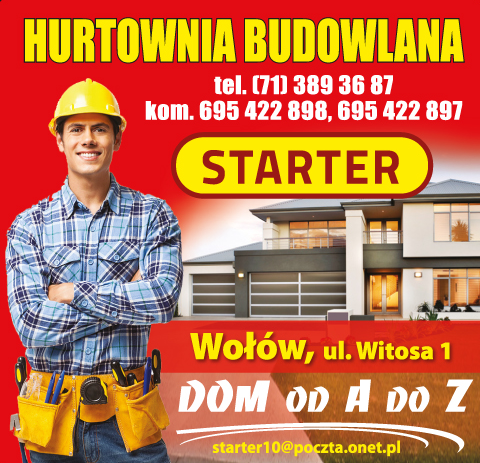 STARTER Zakład Usługowo Handlowy Wołów Hurtownia Budowlana 