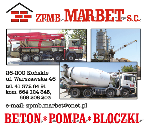ZPMB MARBET s.c. Końskie Beton / Pompa / Bloczki