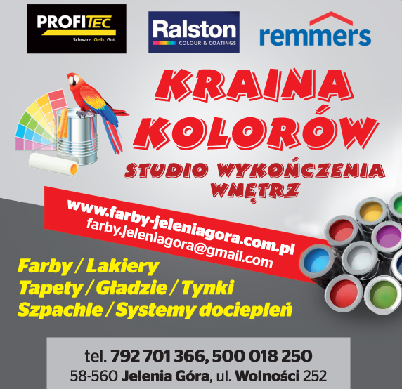 KRAINA KOLORÓW STUDIO WYKOŃCZENIA WNĘTRZ Jelenia Góra 