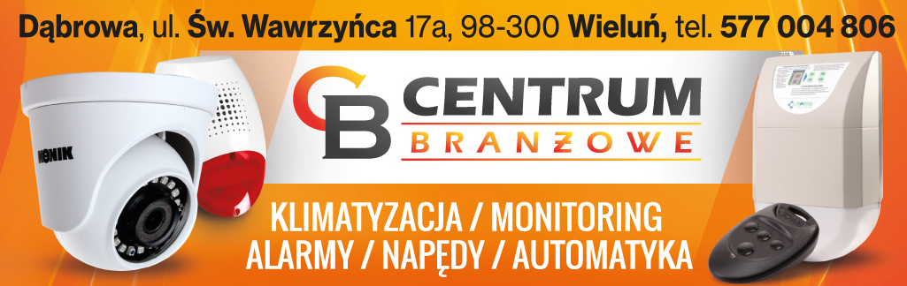 CB CENTRUM BRANŻOWE Wieluń Klimatyzacja / Monitoring / Alarmy / Napędy / Automatyka 