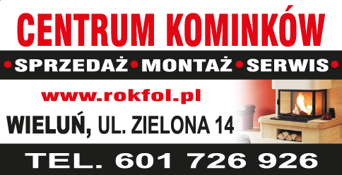 CENTRUM KOMINKÓW PHU ROKFOL Wieluń Sprzedaż - Montaż - Serwis 