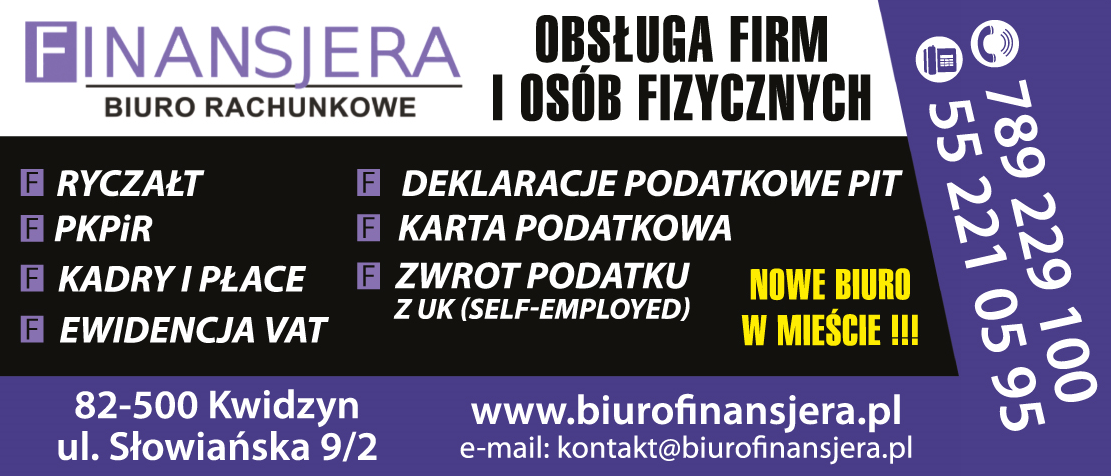 FINANSJERA Biuro Rachunkowe Kwidzyn Obsługa Firm i Osób Fizycznych