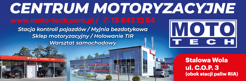 Centrum Motoryzacyjne MOTO-TECH Stalowa Wola Stacja Kontroli Pojazdów/ Sklep Motoryzacyjny/ Warsztat