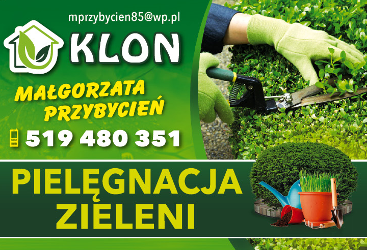 KLON s.c. Małgorzata Przybycień Huta Górna Pielęgnacja Zieleni