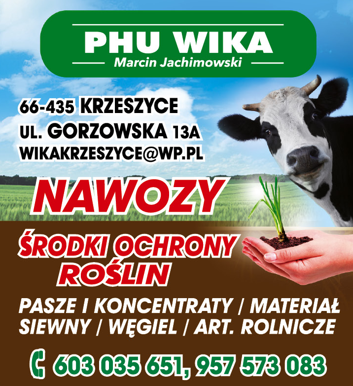 PHU WIKA Marcin Jachimowski Krzeszyce Nawozy / Środki Ochrony Roślin / Pasze / Koncentraty / Węgiel