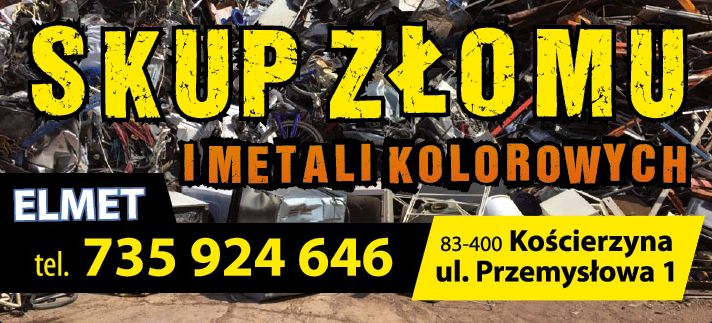 ELMET Kościerzyna Skup Złomu i Metali Kolorowych