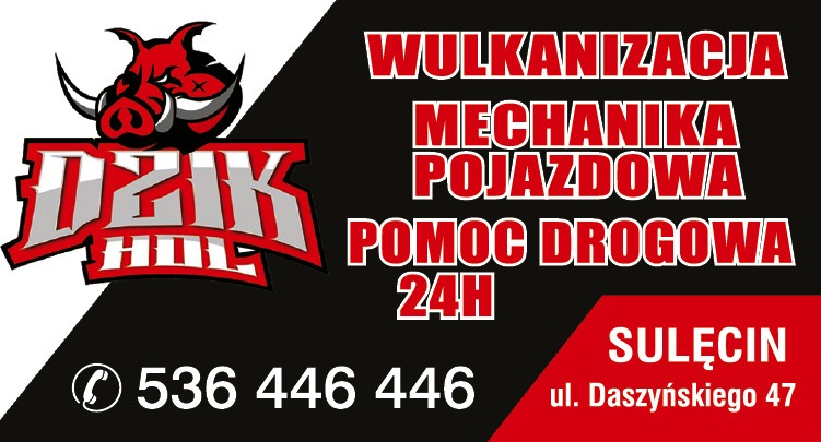 DZIK-HOL POMOC DROGOWA Sulęcin Wulkanizacja / Mechanika Pojazdowa / Pomoc Drogowa 24H