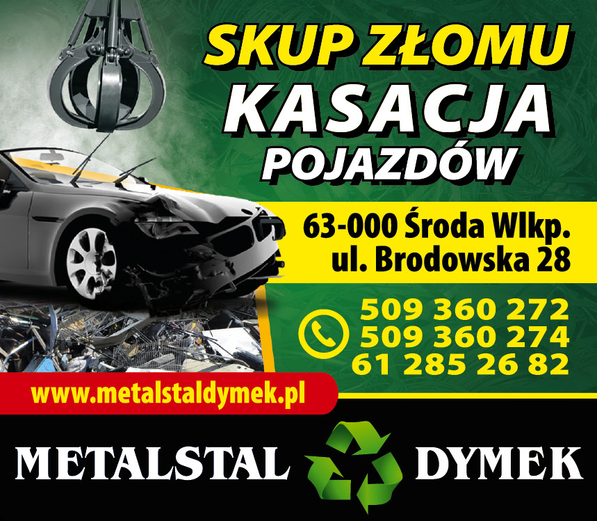 F.H.U DYMEK Środa Wielkopolska Skup Złomu / Kasacja Pojazdów 