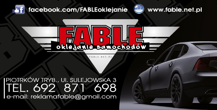 FABLE Piotrków Trybunalski Oklejanie Samochodów