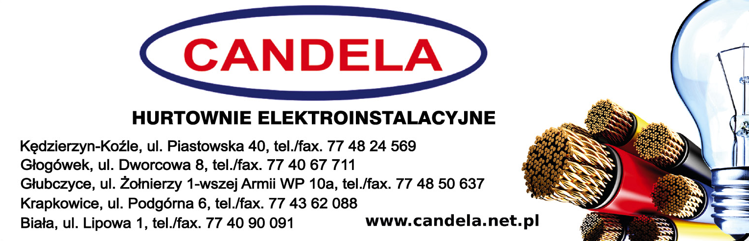 CANDELA Hurtownia Głogówek Dostawca Materiałów Elektroinstalacyjnych Dla Twojego Domu