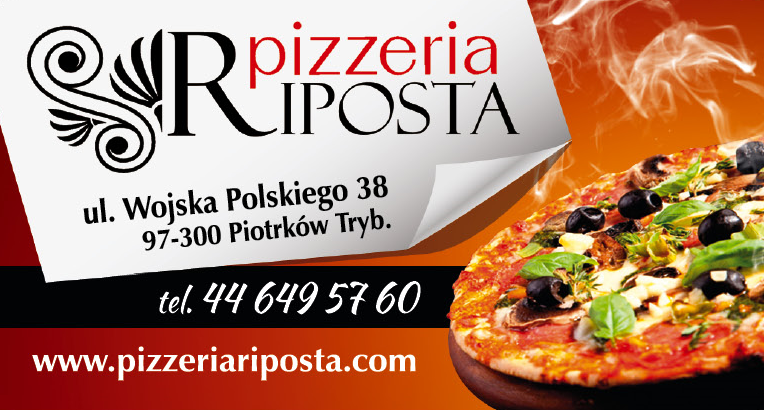 PIZZERIA RIPOSTA Piotrków Trybunalski Pizza / Makarony / Sałatki / Przystawki / Dania / Zupy