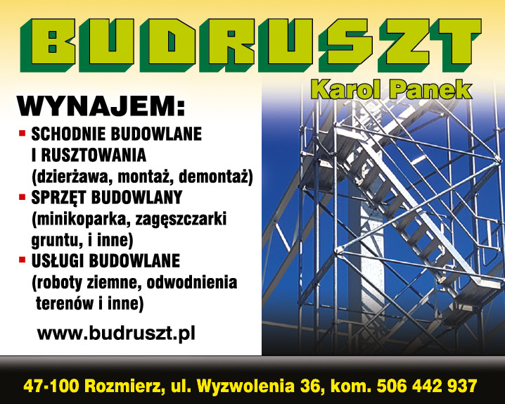 BUDRUSZT Karol Panek Rozmierz Usługi Budowlane