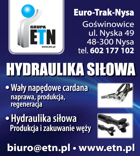 EURO- TRAK NYSA HYDRAULIKA SIŁOWA