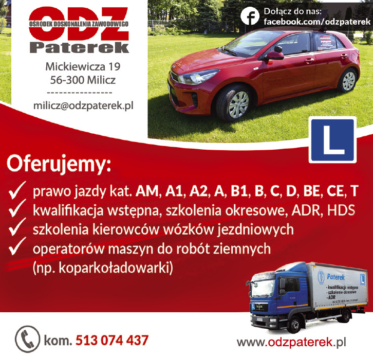 Ośrodek Doskonalenia Zawodowego Paterek Milicz 