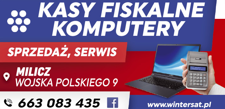 WINTERSAT Milicz Kasy Fiskalne / Komputery / Sprzedaż / Serwis 