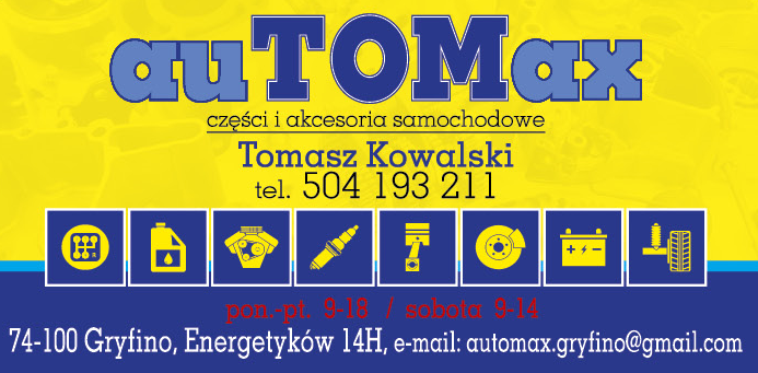 AUTOMAX Tomasz Kowalski Gryfino Części i Akcesoria Samochodowe