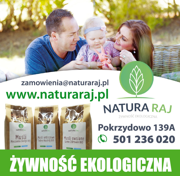 NATURA RAJ Pokrzydowo Żywność Ekologiczna 